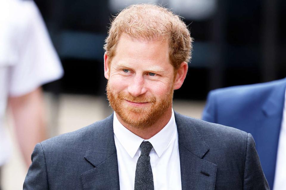 <p>Max Mumby/Indigo/Getty</p> Prince Harry in London on March 30.
