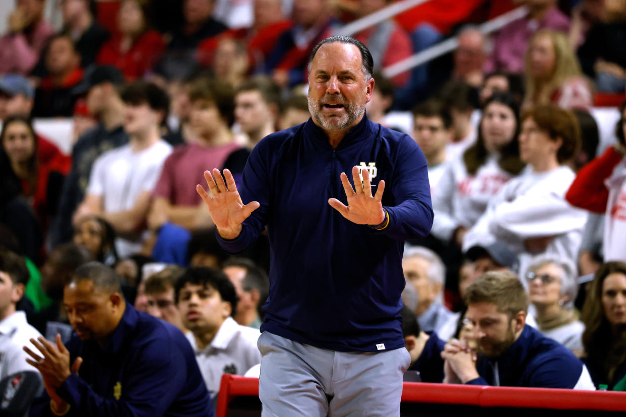 Mike Brey said Monday that he is “definitely not done coaching” after he leaves Notre Dame later this spring.