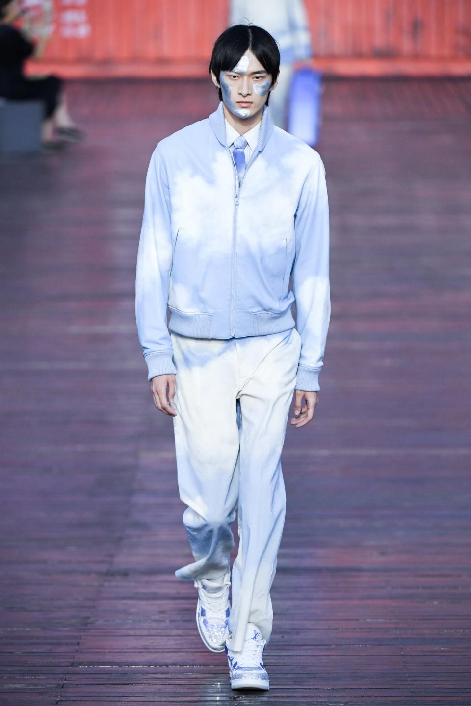 One of the looks from yesterday's Louis Vuitton men's SS21 show (Lintao Zhang)