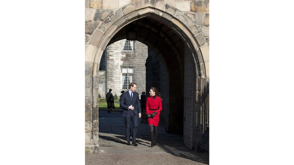 Prince William and Kate visit the University Of St Andrews