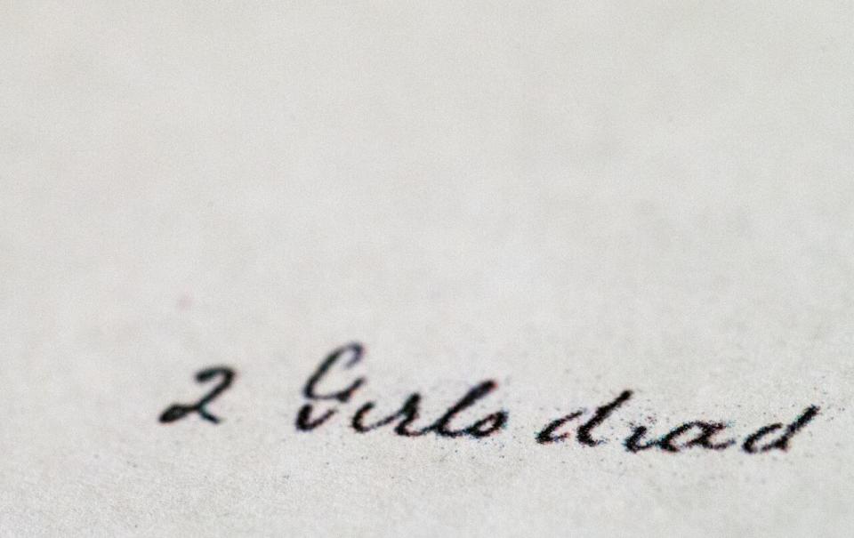 White Bear's treaty annuity payment records only indicate "2 girls dead" in the year 1912. Between 1913 and 1915 the family wouldn't claim an annuity payment for Letitia.