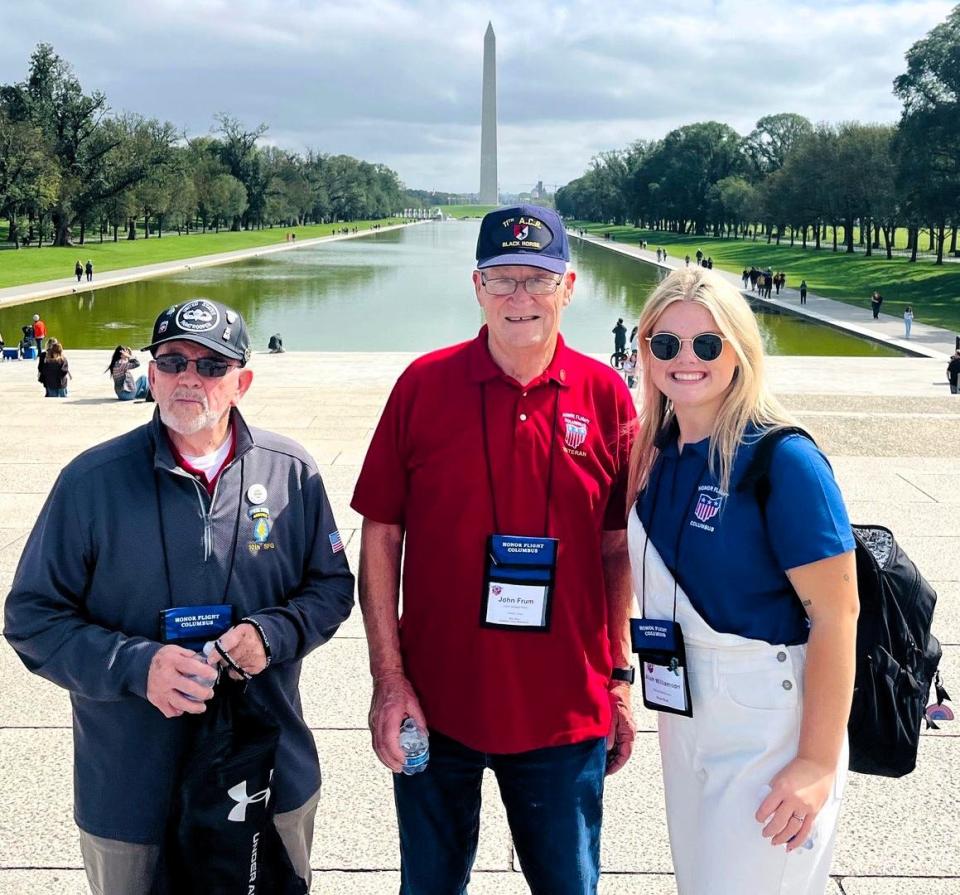 Aliah Williamson served as a chaperone for two veterans on an Honor Flight last spring as they toured Washington D.C. She hopes to do it again. It's one part of her Heroes of Today initiative, serving as her senior project at River View High School.