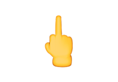 <p>Apple’s middle finger emoji is the most elegant middle finger emoji out there, obviously.<br></p>