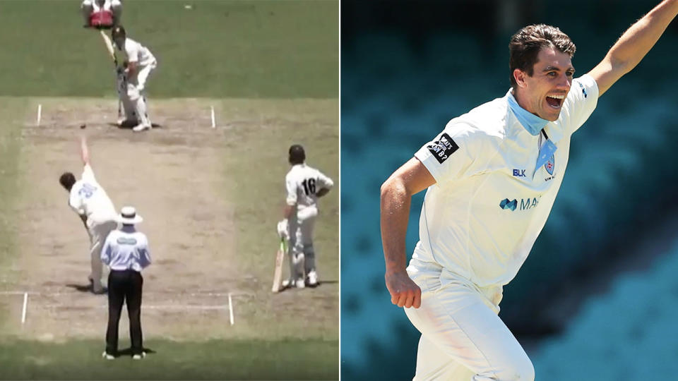 NSW quick Pat Cummins was in sensational form against WA in the Sheffield Shield.