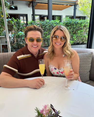 <p>Jesse McCartney Instagram</p> Jesse McCartney and Katie Peterson.