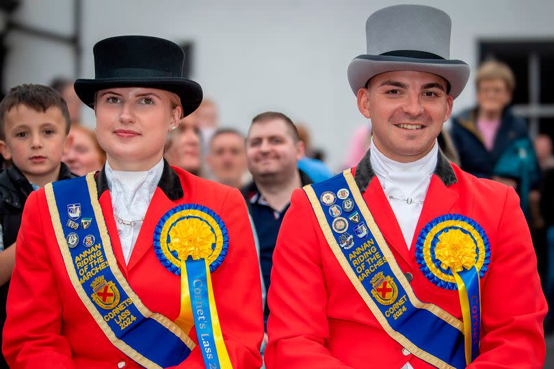 Cornet’s Lass Kirstin Kerr and Cornet Ewan Murray