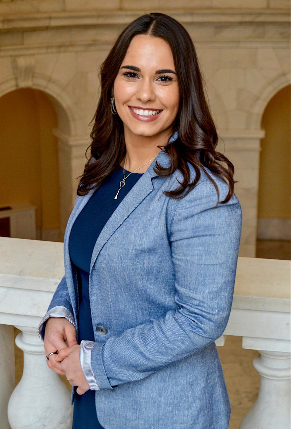 Athina Lawson was recently hired as House Speaker Mike Johnson's press secretary.
