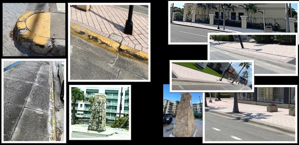 Fixing broken curbs and pressure washing did wonders for the appearance of areas on Daytona's beachside chosen to be part of a recent cleanup program.