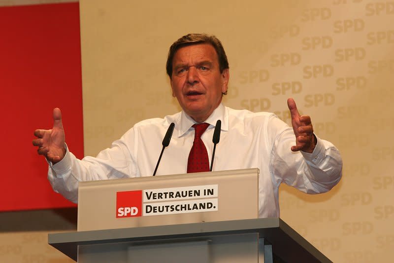前德國總理施若德(Gerhard Schroeder)。(圖：維基百科)