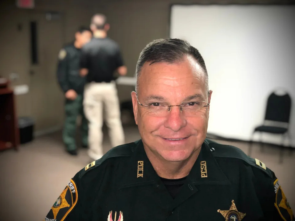Capt. Larry Davis is in charge of Crisis Intervention Training at the sheriff&#39;s department. Nov. 5, 2021