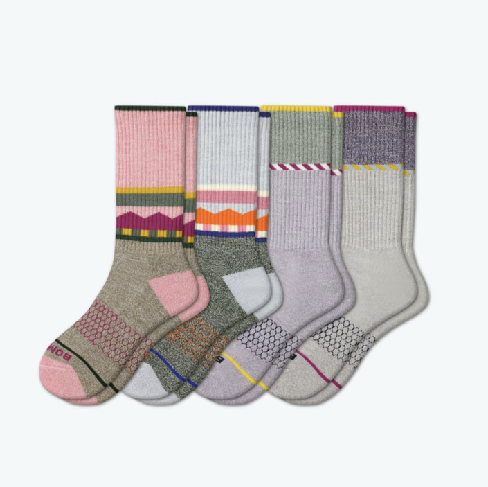 <p>bombas.com</p><p><strong>$77.90</strong></p><p>Not only are these colorful Bombas socks cozy, breathable and ideal for year-round wear, but they also make a great gift for philanthropic sisters. For each pair purchased, Bombas donates a pair of socks to a community in need.</p>