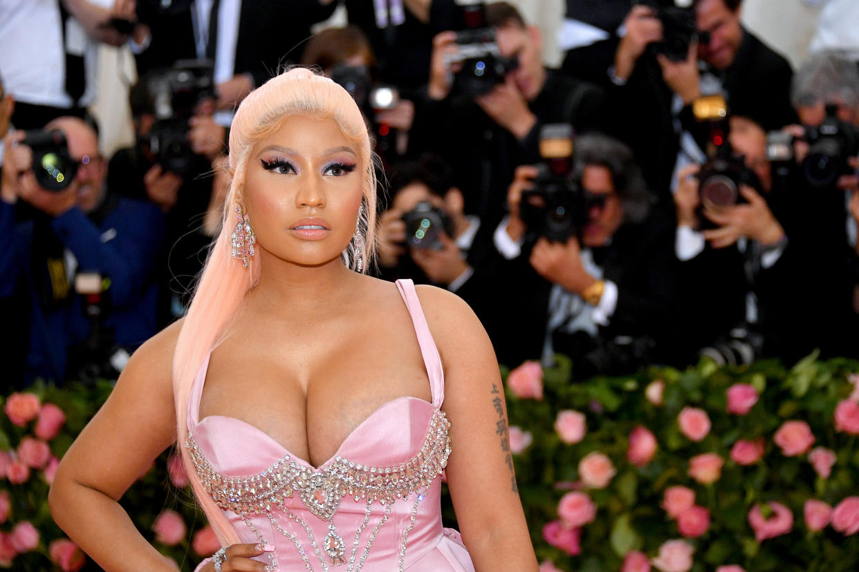 Nicki Minaj opened up about her birth story and struggles with breastfeeding. (Photo: Dia Dipasupil/FilmMagic)