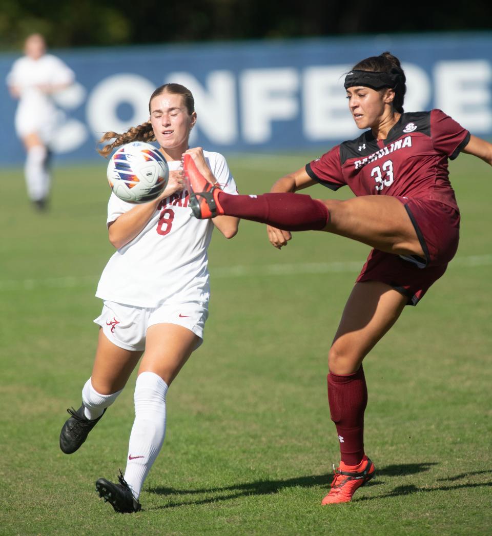 AllTime SEC record soccer crowd watches South Carolina stun No. 1