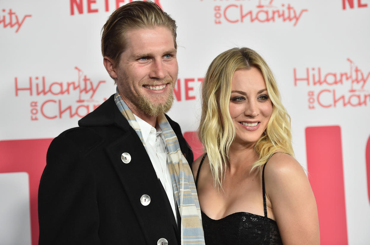 Karl Cook and Kaley Cuoco attend the 6th Annual Hilarity For Charity at The Hollywood Palladium on March 24, 2018 in Los Angeles, California. (Photo by Alberto E. Rodriguez/Getty Images)