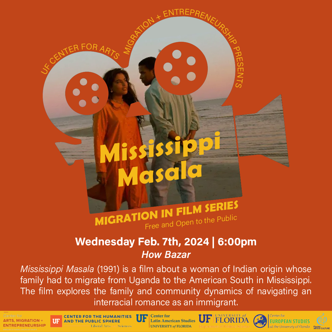 There will be a screening of "Mississippi Masala" at The How Bazar at 6 p.m. Feb. 7 followed by refreshments and a panel discussion with local experts