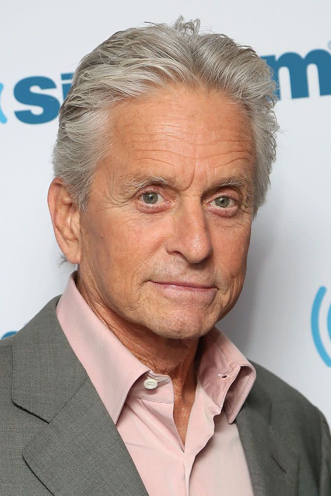 Without Beard: Michael Douglas