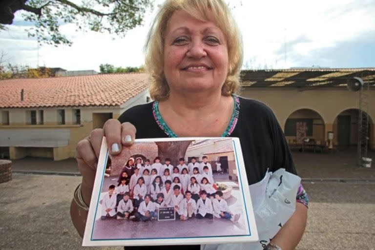 Mónica Dómina, la primera maestra de Lionel Messi en el primario