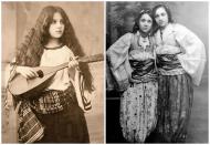 <p>A foto à direita mostra duas jovens adolescentes. A da esquerda retrata aquela que acabou se tornando a madre Teresa. (Flickr/discoveringalbania).</p>