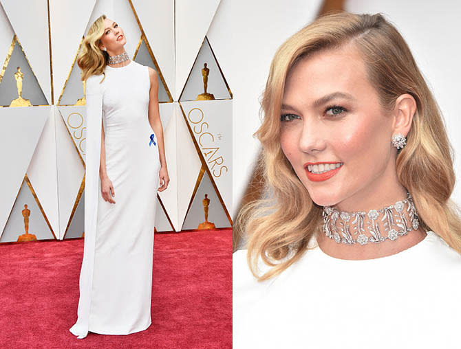 HOLLYWOOD, CA - FEBRUARY 26: Model Karlie Kloss attends the 89th Annual Academy Awards at Hollywood & Highland Center on February 26, 2017 in Hollywood, California. (Photo by Frazer Harrison/Getty Images)