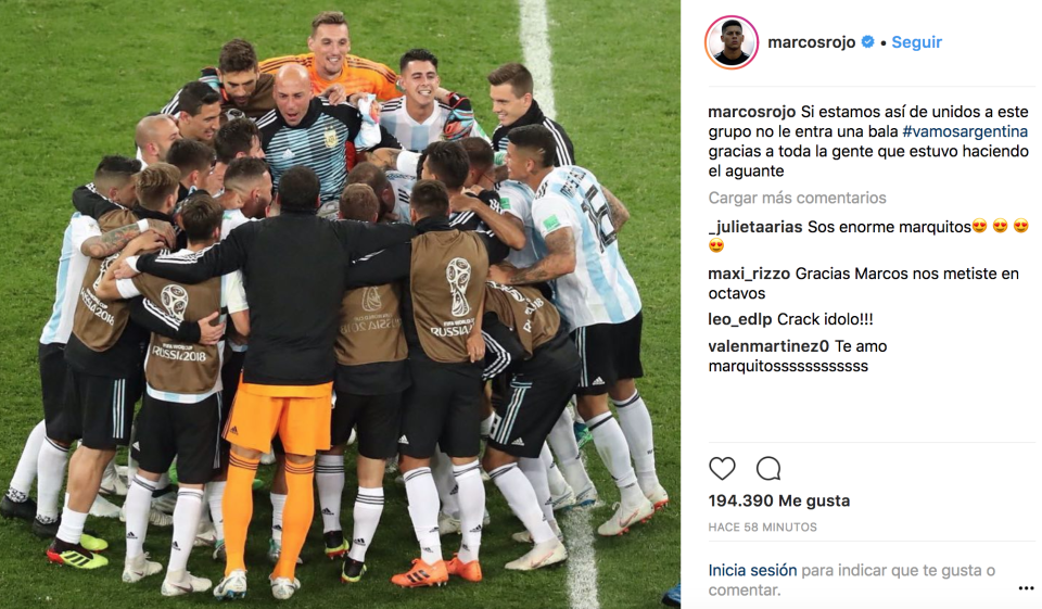 Así reaccionaron los jugadores argentinos y otras personalidades después del triunfo de la Albiceleste
