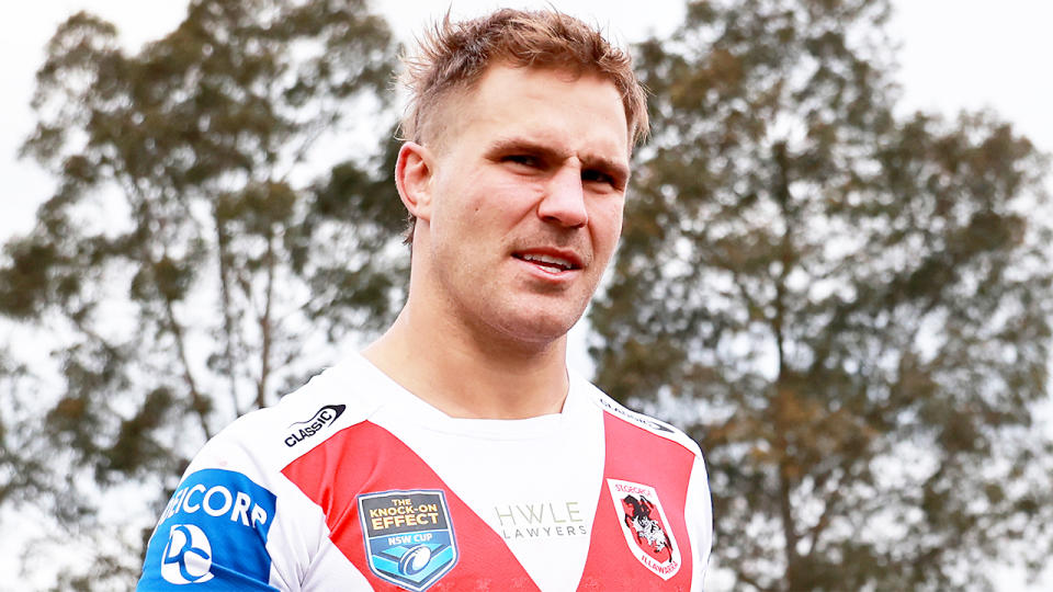 Jack de Belin (pictured) during his return to the NSW Cup.