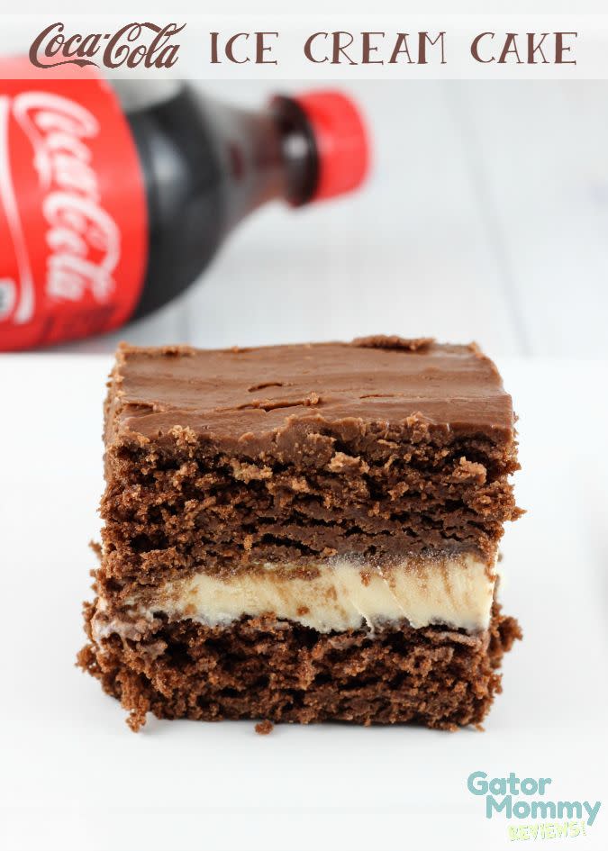 Coca Cola Ice Cream Cake