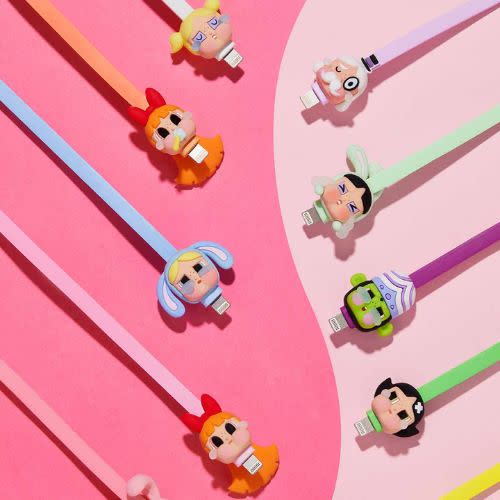 powerpuff girl character iphone charging cables
