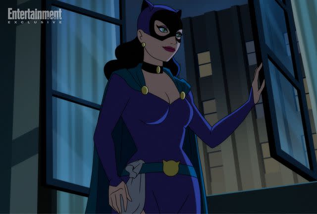<p>Amazon Prime Video</p> Catwoman on 'Batman: Caped Crusader'