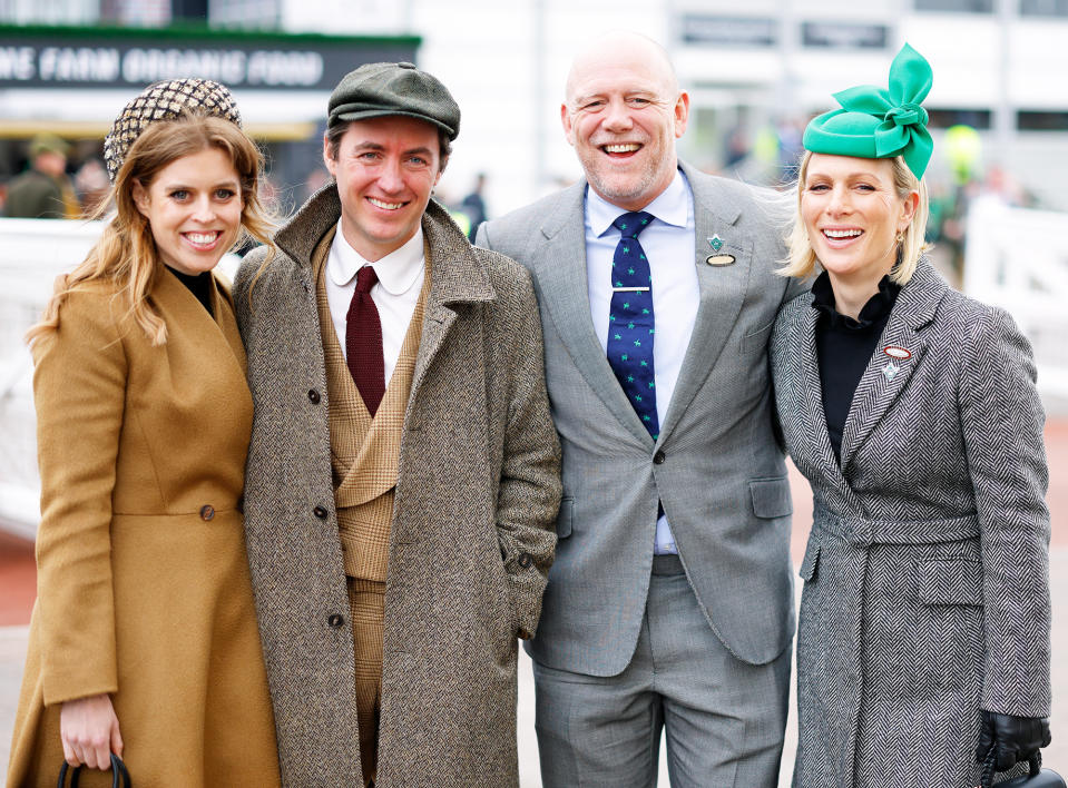 Princess Beatrice Edoardo Mapelli Mozzi Step Out at Cheltenham Festival As Other Royals Take Hiatus