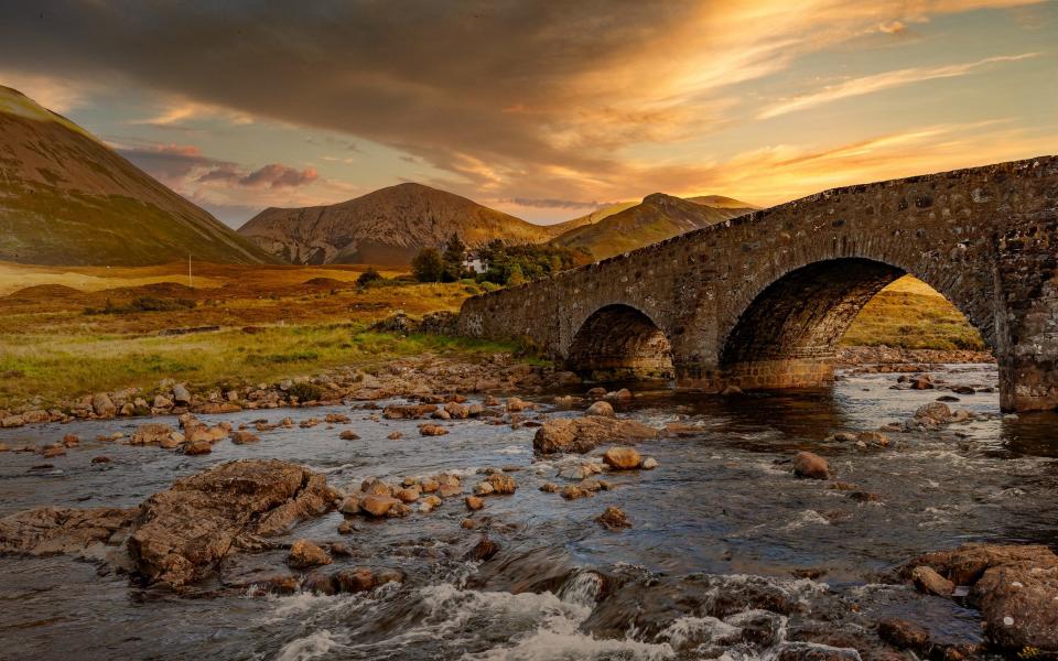 Sligachan Bridge on the Isle of Skye