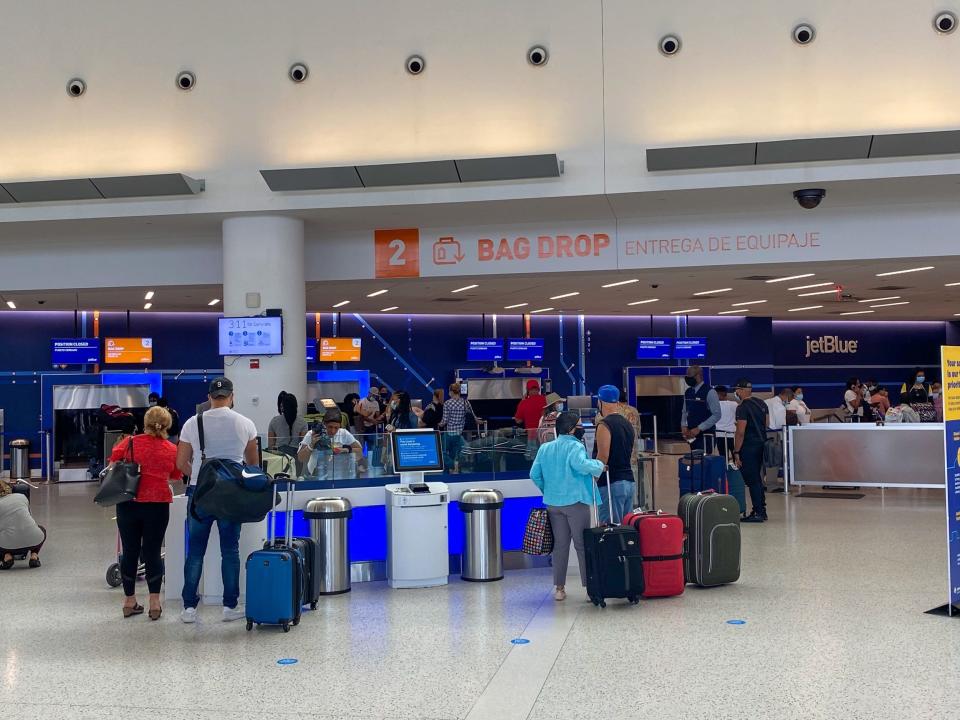 Flying from JFK Airport during pandemic