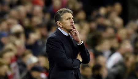 Britain Soccer Football - Southampton v Manchester United - EFL Cup Final - Wembley Stadium - 26/2/17 Southampton manager Claude Puel Reuters / Hannah McKay Livepic