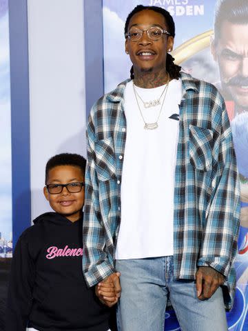 P. Lehman/Future Publishing/Getty Wiz Khalifa and his son Sebastian at the 'Sonic The Hedgehog' Special Screening on February 12, 2020 in Westwood, California