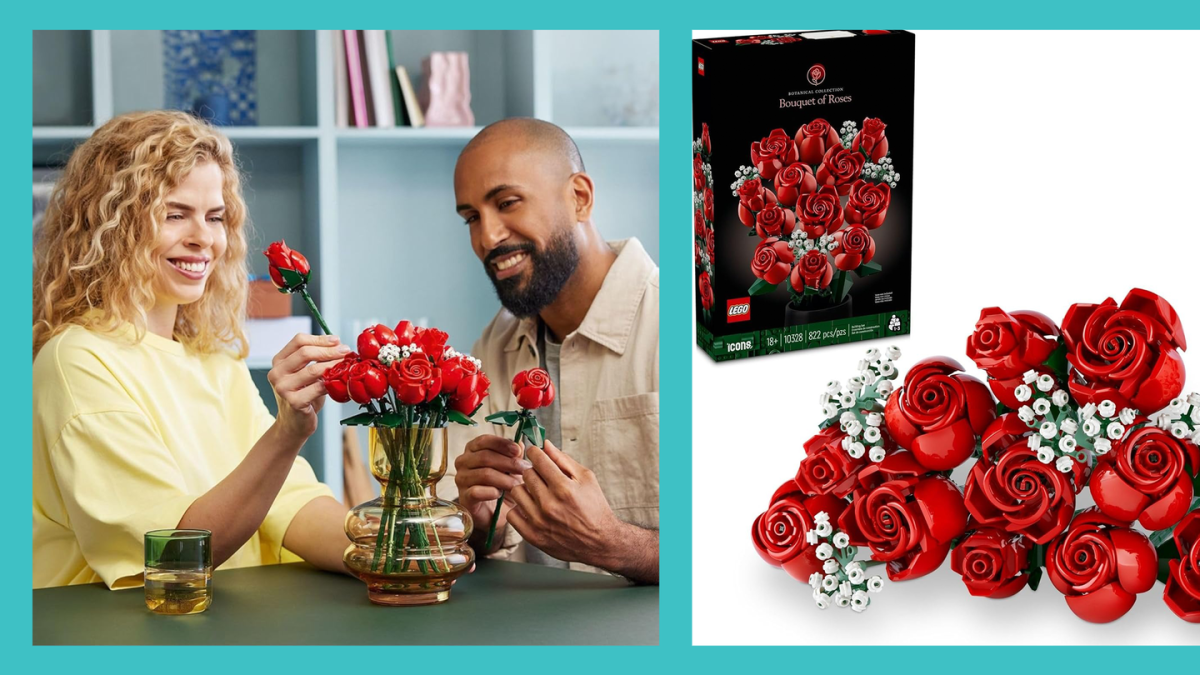 These Lego flowers make a perfect Valentine's Day bouquet
