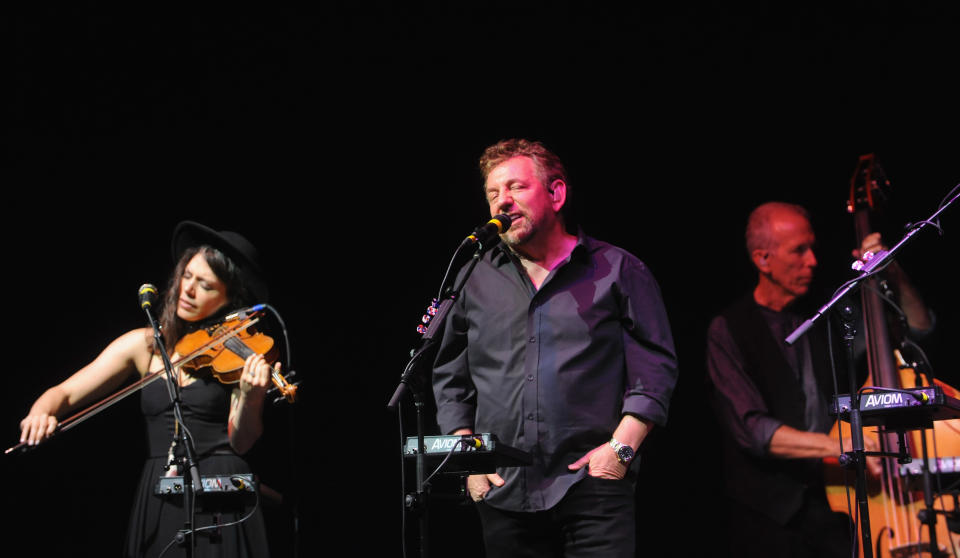 James Dolan and his band, JD & the Straight Shot, performing at The Paramount Theater in New York in 2019. 