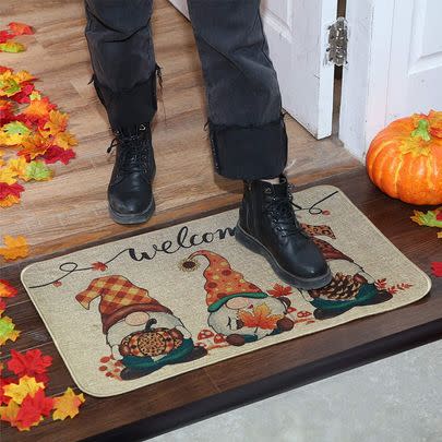 This quirky welcome mat