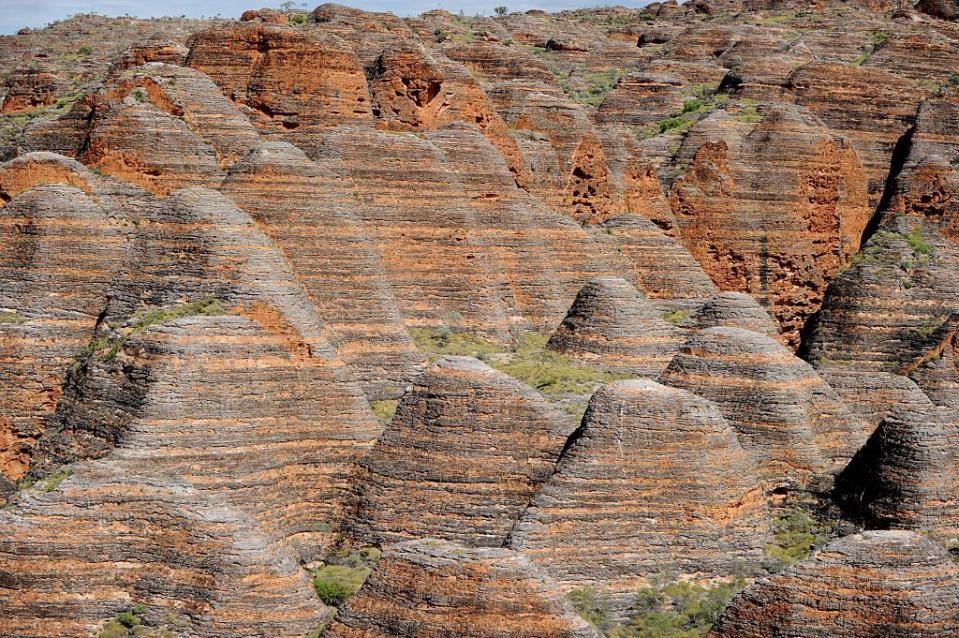 aerial views of bungle bungles in purnululu national park