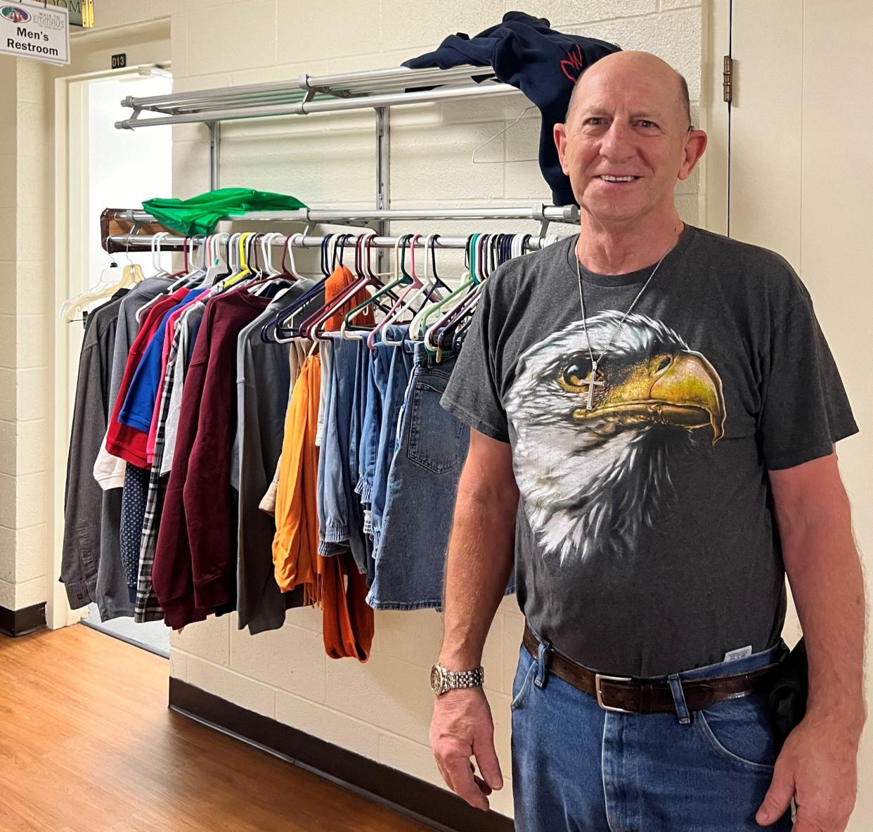 Cliff Wartenbee, a member of First United Methodist Church in downtown Newark, said he felt led to help others by organizing the church's shower ministry for unhoused people in need.
