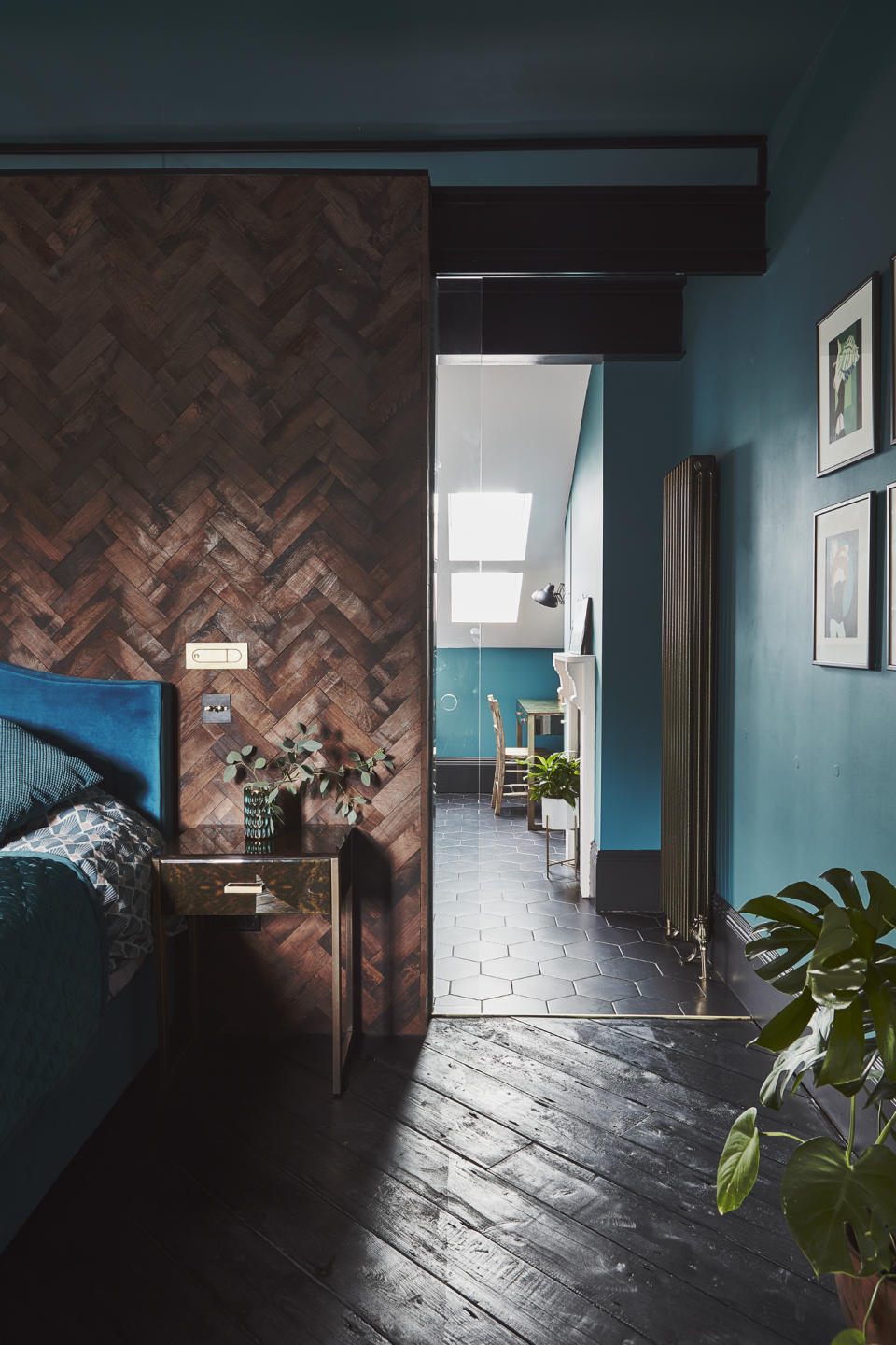 Create atmosphere with a moody feature wall