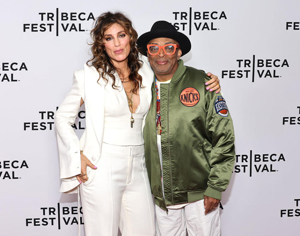 Jennifer Esposito and Spike Lee