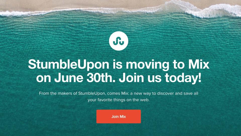 Yesterday marked the end of StumbleUpon, one of the web's longest-running