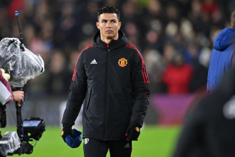 Ronaldo hates being left on the bench for a big game (AFP via Getty Images)