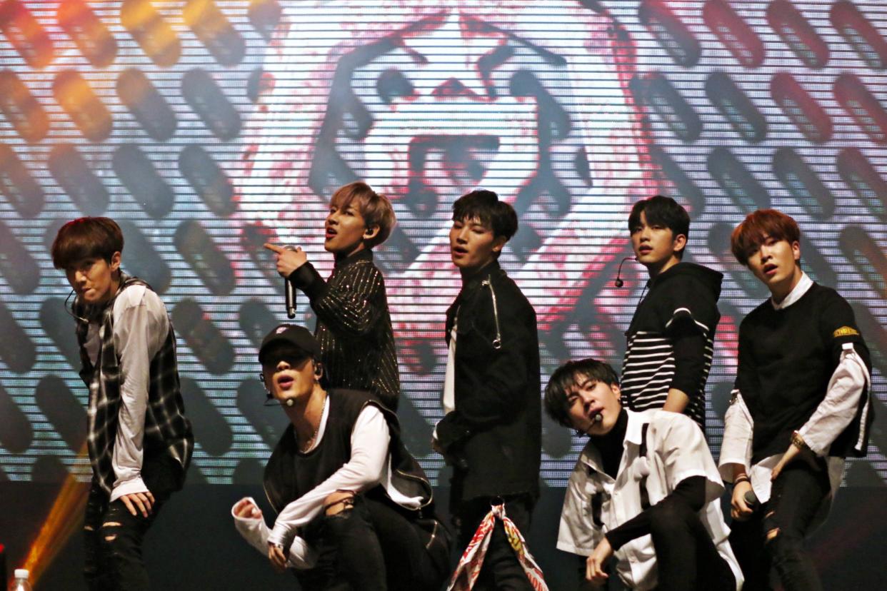 <p>GOT7 Flight Log: Turbulence performance in Malaysia on 4 Dec, 2016. (Photo: IME Group) </p>