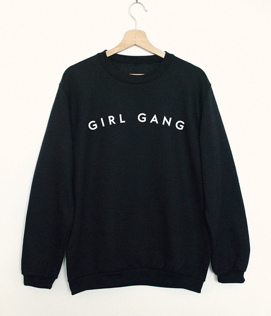 SuperPrintShop Girl Gang Sweatshirt (Photo: Etsy)