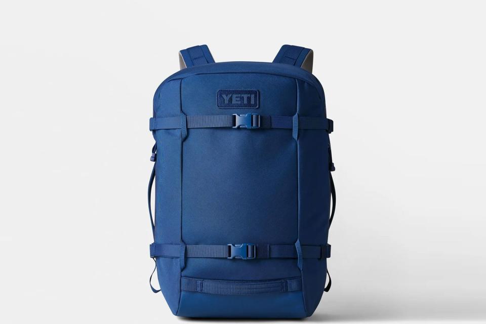 Navy blue rugged backpack