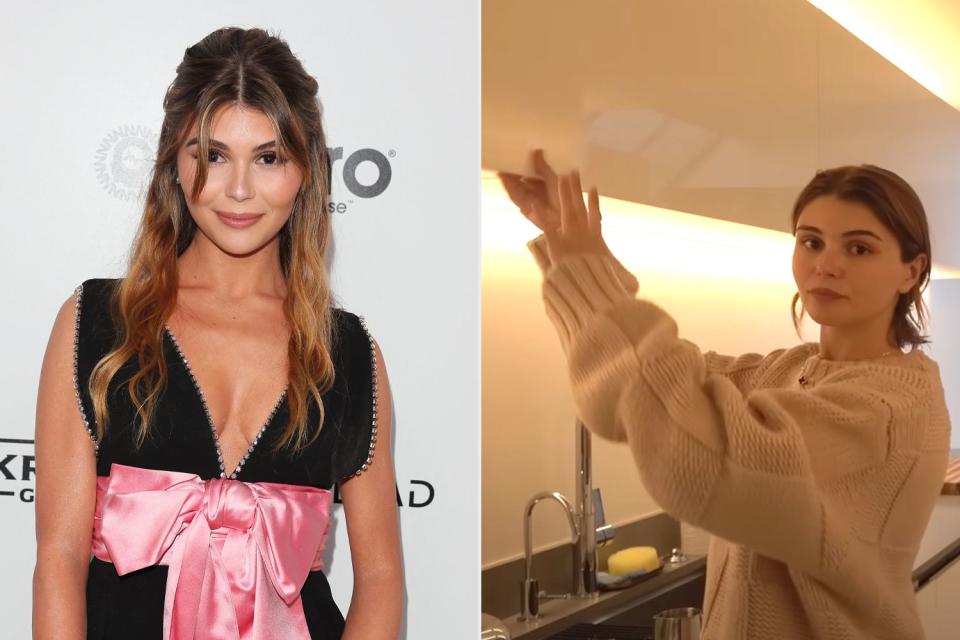 <p>Jean-Baptiste Lacroix / AFP via Getty ;Olivia Jade/YouTube</p> Olivia Jade shared a glimpse of her kitchen in her latest YouTube video and compared it to a prison. 
