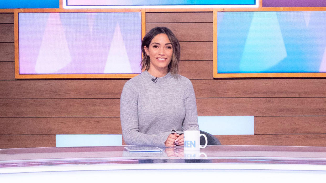 Frankie Bridge spoke to her fellow Loose Women panellists about her mental health experiences around Christmas. (ITV)