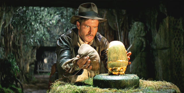 LOS ANGELES - JUNE 12: The movie: Indiana Jones and the Raiders of the Lost Ark , (aka: 