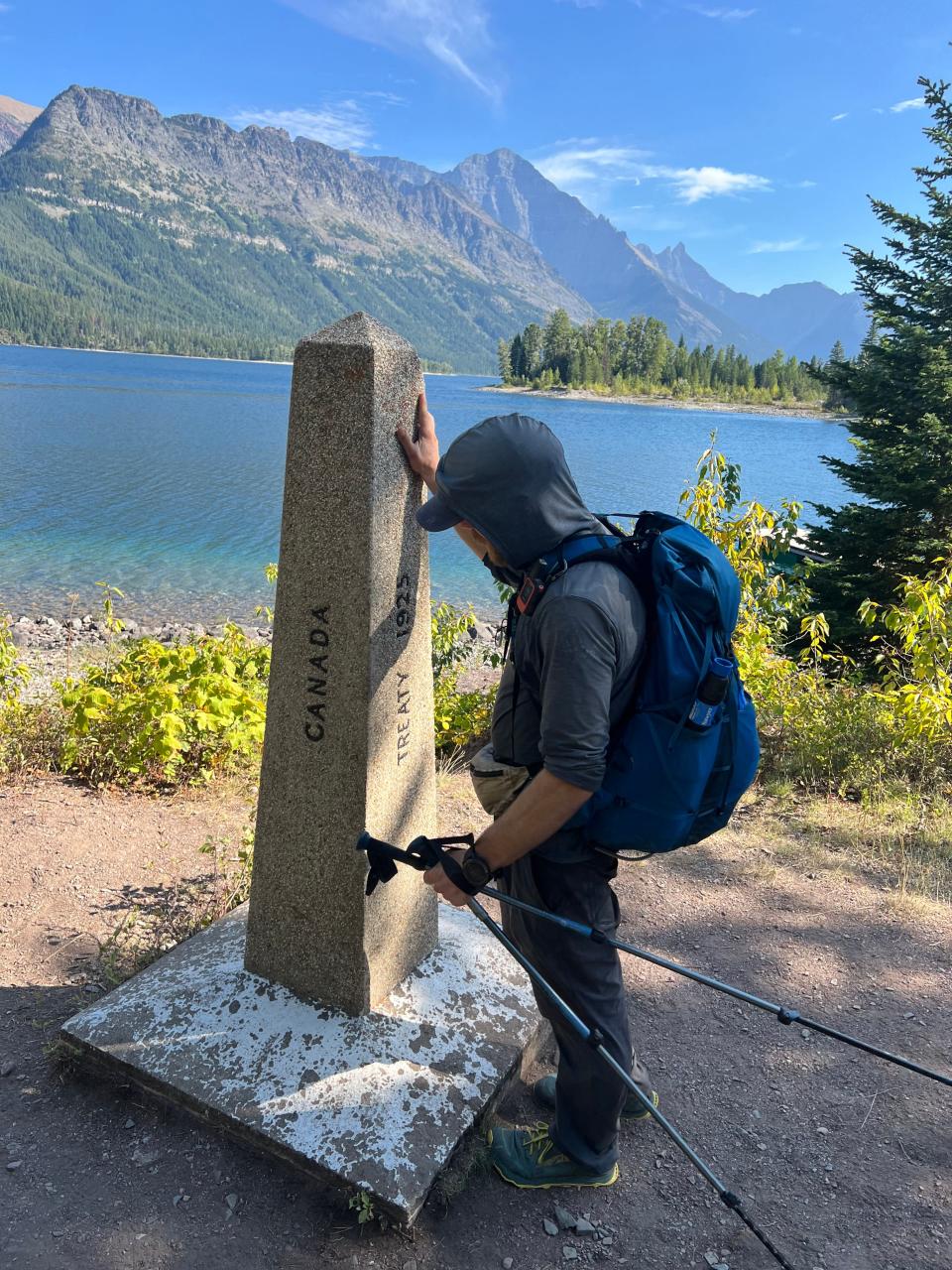 Brendan Hickman, who is from Augusta County but now lives in Oregon, finished hiking the Continental Divide Trail on Aug. 29, making it in record time.
