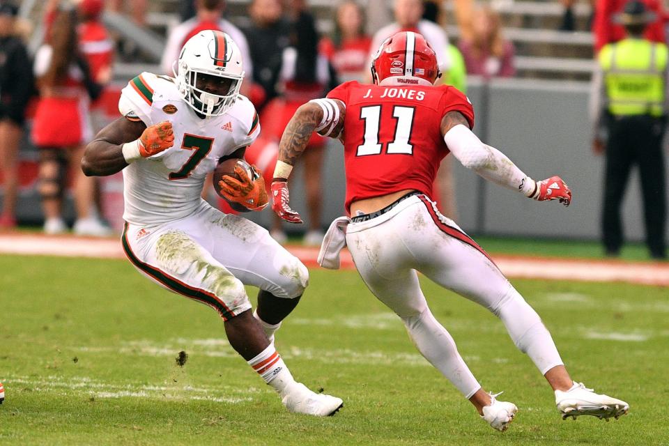 NC State S Josh Jones has 106 tackles. (Getty)